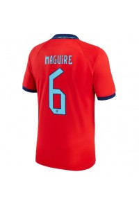 England Harry Maguire #6 Fotballdrakt Borte Klær VM 2022 Korte ermer